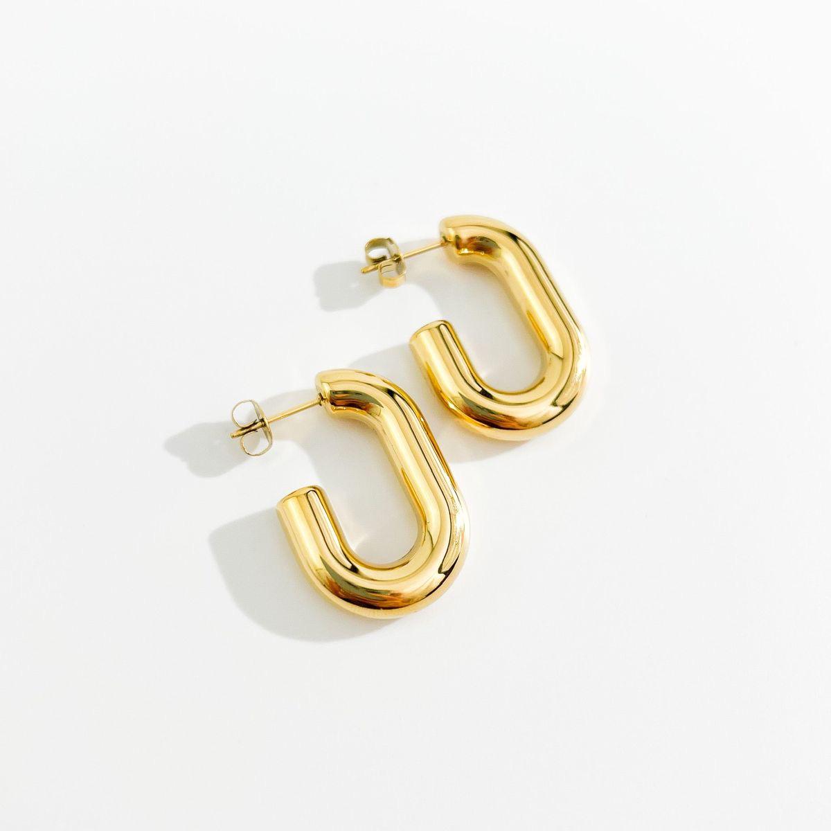 🍯 Gleya Luxe Geo Hoops 🍯