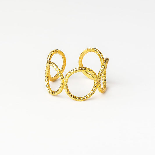 ✨ Golden Harmony Loop Ring ✨