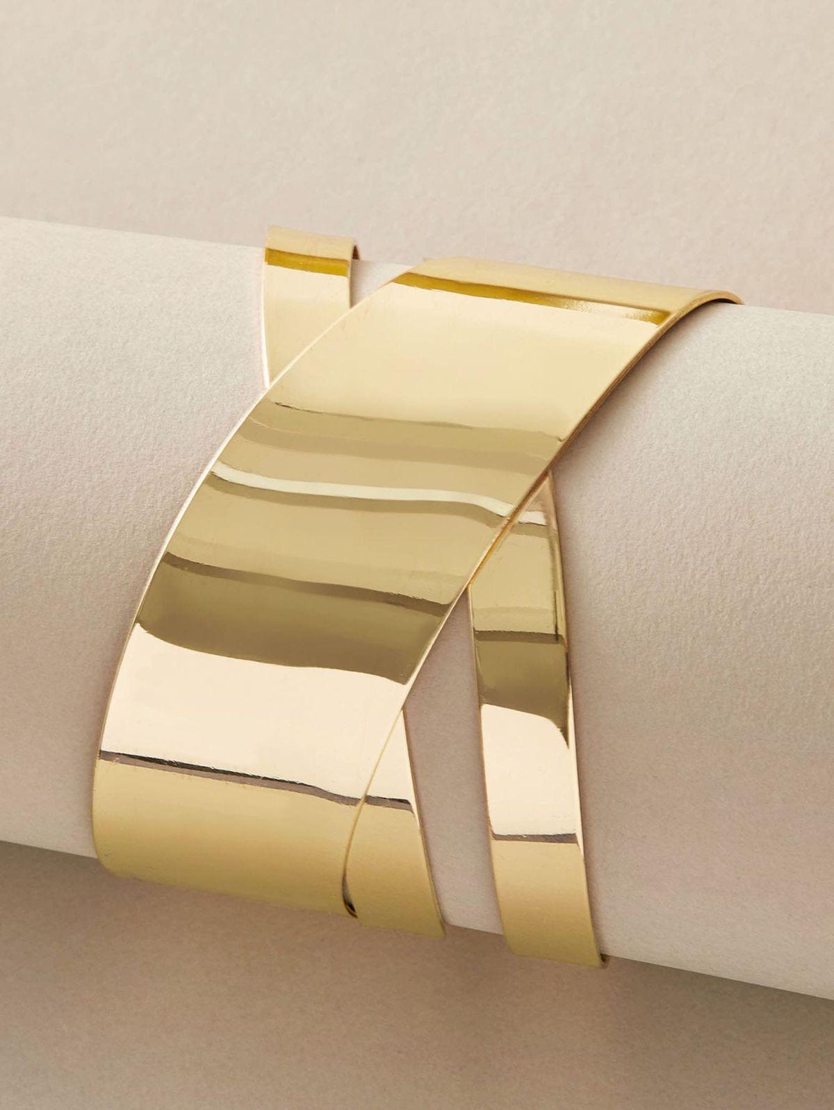 Golden Crossover Cuff ✨