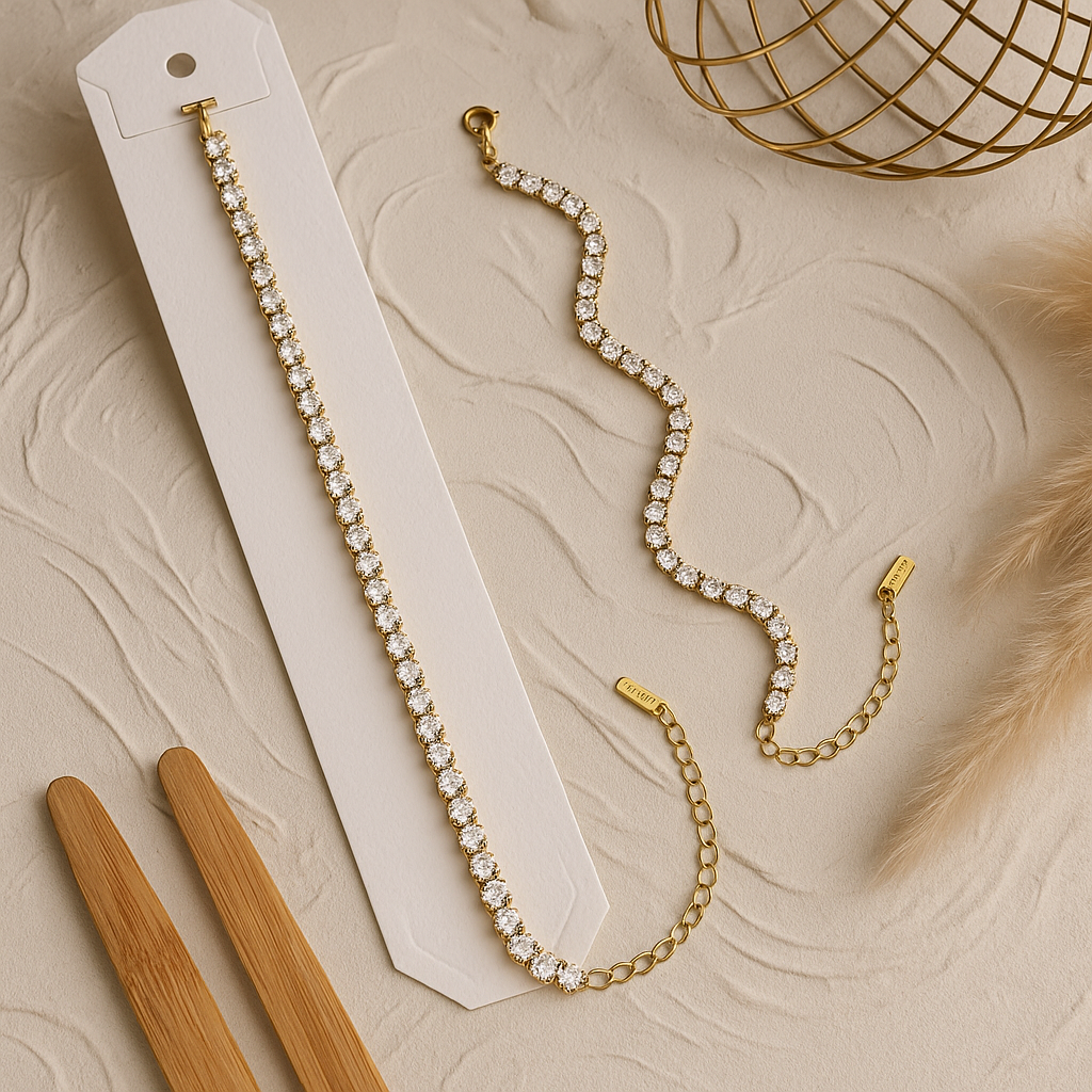 Classic Crystal Tennis Bracelet