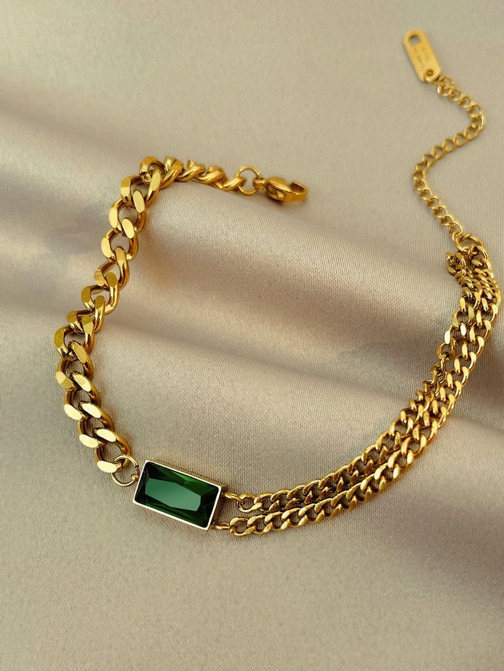 💚 Emerald Edge Bracelet