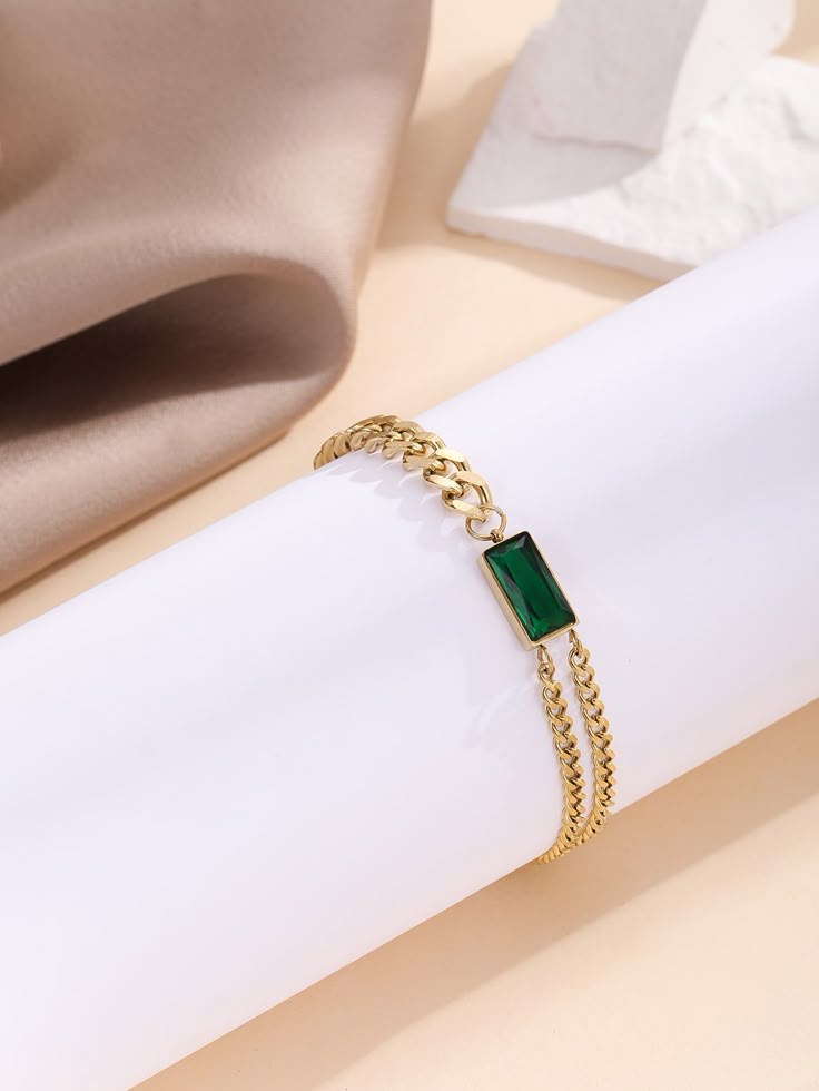 💚 Emerald Edge Bracelet