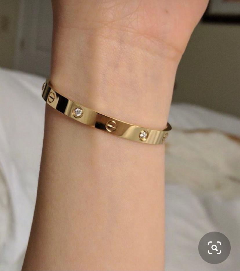 🛠️ Gleya Eternity Rivet Cuff ✨